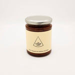 Spicy tomato and onion chutney: perfect strong cheese
