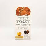 Toast for Cheese with Quince, Pecans, and Poppy Seeds