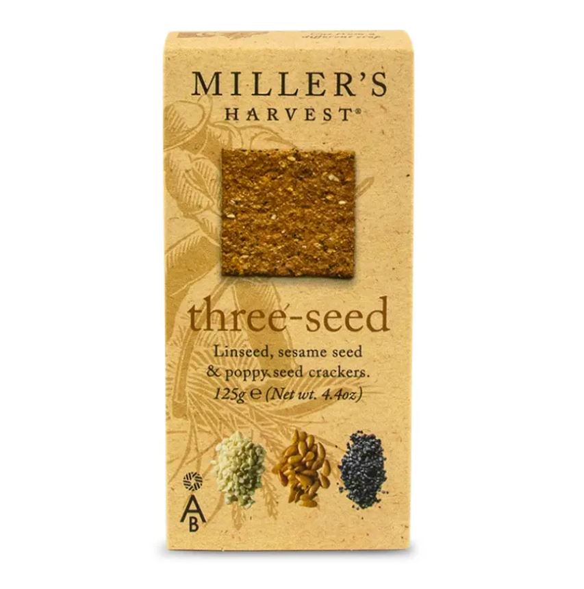 Threeseed Crackers, Miller's Harvest The Cheese Lady