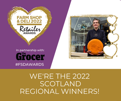 Press Release: The Cheese Lady crowned 2022 Scotland Regional Winner!