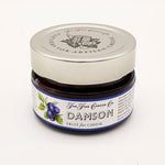 Damson fruit puree for cheese