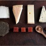 World cheese selection: monte enebro, munster, appenzeller, cashel blue